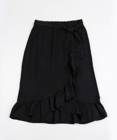 Saia-Juvenil-Midi-Transpassada-com-Babados-Preta-9950193-Preto_1
