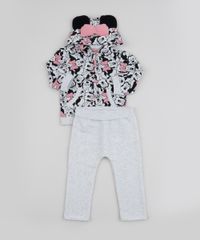Conjunto-de-Moletom-Infantil-Minnie-Mouse-de-Blusao-Estampado-com-Capuz-e-Orelhas---Calca-Cinza-Mescla-9842864-Cinza_Mescla_1