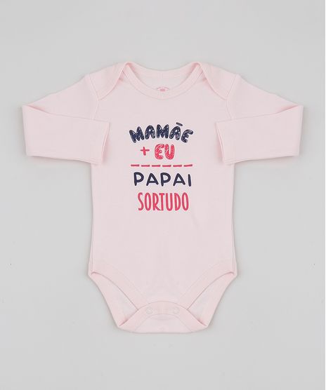 Body-Infantil--Mamae---Eu---Papai-Sortudo--Manga-Longa-Rosa-Claro-9842912-Rosa_Claro_1