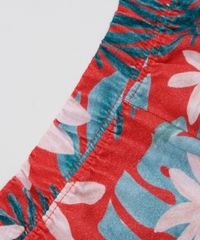 Conjunto-Infantil-Estampado-Floral-de-Blusa-Manga-Curta---Short-Vermelho-9946800-Vermelho_4