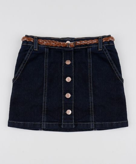 Saia-Jeans-Infantil-Curta-com-Botoes---Cinto-Azul-Escuro-9944349-Azul_Escuro_1 Saia-Jeans-Infantil-Curta-com-Botoes---Cinto-Azul-Escuro-9944349-Azul_Escuro_1