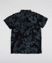 Camisa-Juvenil-Estampada-de-Folhagens-Manga-Curta-Chumbo-9920027-Chumbo_2