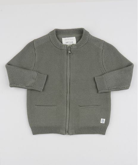 Jaqueta-Infantil-em-Trico-com-Ziper-Cinza-9792761-Cinza_1