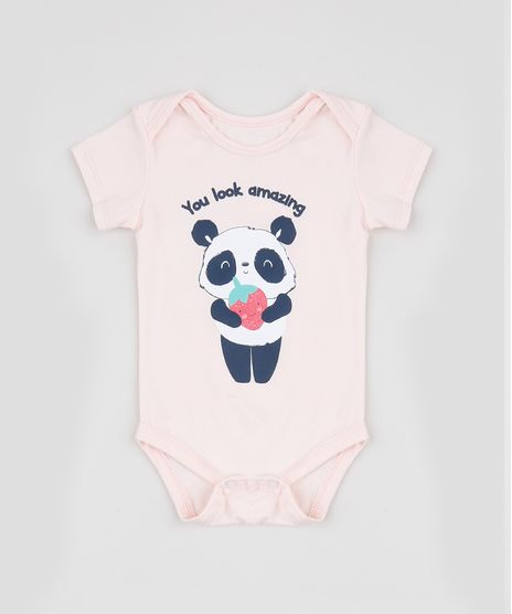 Body-Infantil-Panda--You-Look-Amazing--Manga-Curta-Rosa-Claro-9945870-Rosa_Claro_1