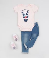 Body-Infantil-Panda--You-Look-Amazing--Manga-Curta-Rosa-Claro-9945870-Rosa_Claro_4