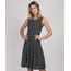 Vestido-Feminino-Estampado-de-Arabescos-Curto-Manga-Curta-Preto-9943320-Preto_1