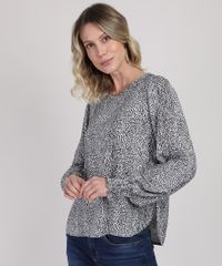 Blusa-Feminina-Estampada-Animal-Print-Manga-Longa--Preto-9941765-Preto_1