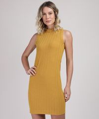 Vestido-Feminino-Curto-Regata-Gola-Alta-Caramelo-9951120-Caramelo_1