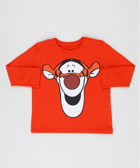 Blusa-Infantil-Tigrao-Manga-Curta-Laranja-9951849-Laranja_1
