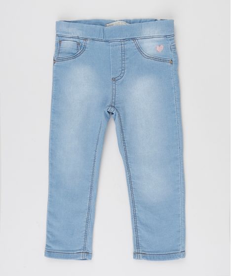 bordado em calça jeans