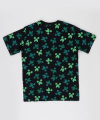 Camiseta-Infantil-Minecraft-Manga-Curta-Preta-9942961-Preto_2