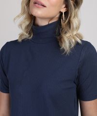 Blusa-Feminina-Canelada-Manga-Curta-Gola-Preto-9933423-Preto_4