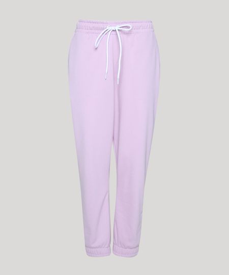 Calca-de-Moletom-Feminina-Jogger-Cintura-Media-Cos-com-Elastico-Lilas-9952335-Lilas_1 Calca-de-Moletom-Feminina-Jogger-Cintura-Media-Cos-com-Elastico-Lilas-9952335-Lilas_1