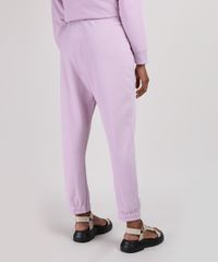 Calca-de-Moletom-Feminina-Jogger-Cintura-Media-Cos-com-Elastico-Lilas-9952335-Lilas_2