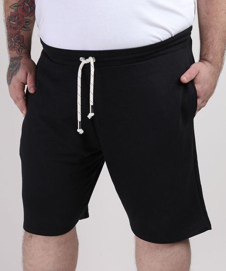 Bermuda-de-Moletom-Masculina-Reta-com-Bolso-Preta-9953442-Preto_1 Bermuda-de-Moletom-Masculina-Reta-com-Bolso-Preta-9953442-Preto_1