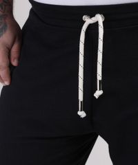 Bermuda-de-Moletom-Masculina-Reta-com-Bolso-Preta-9953442-Preto_4 Bermuda-de-Moletom-Masculina-Reta-com-Bolso-Preta-9953442-Preto_4