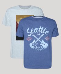 Kit-de-2-Camisetas-Masculinas-com-Estampa-Localizada-Manga-Curta-Multicor-9951939-Multicor_1