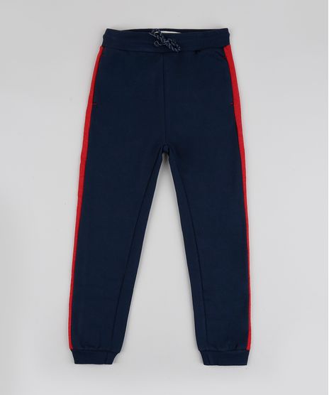 Calca-de-Moletom-Infantil-com-Recorte-Lateral-Azul-Marinho-9799881-Azul_Marinho_1