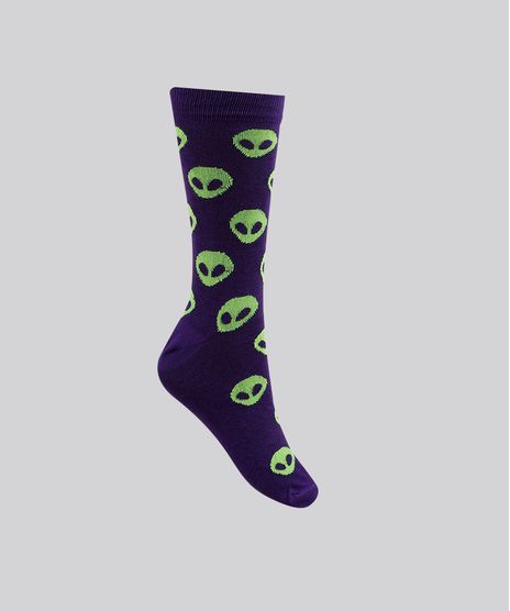 Meia-Masculina-Cano-Alto-Divertida-Estampada-de-Et-Roxa-9787860-Roxo_1