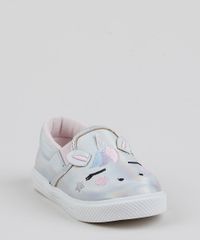 Tenis-Slip-On-Infantil-Unicornio-Prateado-9951820-Prateado_3