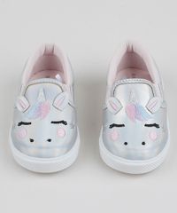 Tenis-Slip-On-Infantil-Unicornio-Prateado-9951820-Prateado_5