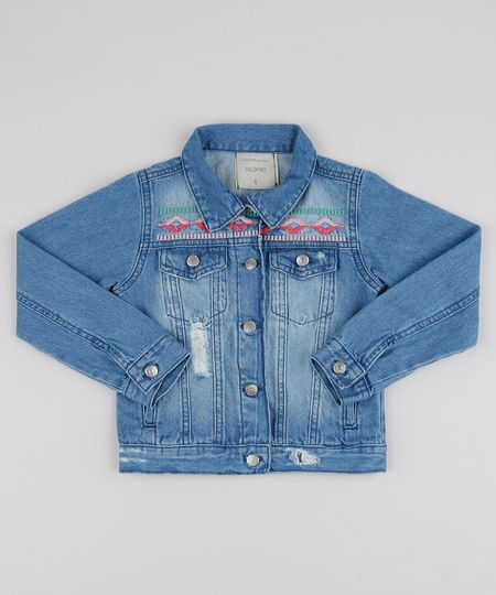 bordado jaqueta jeans