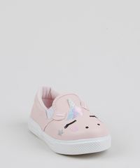 Tenis-Slip-On-Infantil-Unicornio-Rosa-Claro-9951821-Rosa_Claro_3