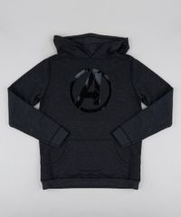 Blusao-de-Moletom-Juvenil-Os-Vingadores-com-Capuz-Cinza-Mescla-Escuro-9944179-Cinza_Mescla_Escuro_1