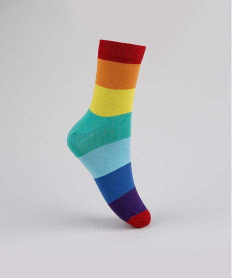 Meia-Feminina-Cano-Alto-Pride-Listrada--Multicor-9953080-Multicor_1