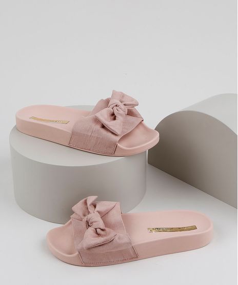 Chinelo-Slide-Feminino-Moleca-com-Laco-Rose-9952628-Rose_1