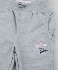Conjunto-Infantil-Happy-de-Blusao---Calca-em-Moletom-Cinza-Mescla-9846822-Cinza_Mescla_5