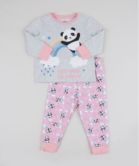 Pijama-Infantil-Panda-Arco-Iris-Manga-Longa-Rosa-9942764-Rosa_1