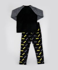 Pijama-de-Fleece-Infantil-Batman-Manga-Longa-Preto-9769046-Preto_2