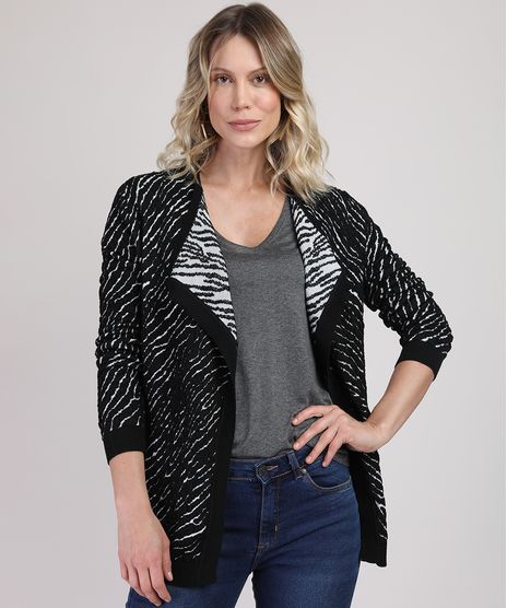Capa-Feminina-em-Trico-Alongada-Animal-Print-Onca-Manga-Longa-Preta-9809434-Preto_1