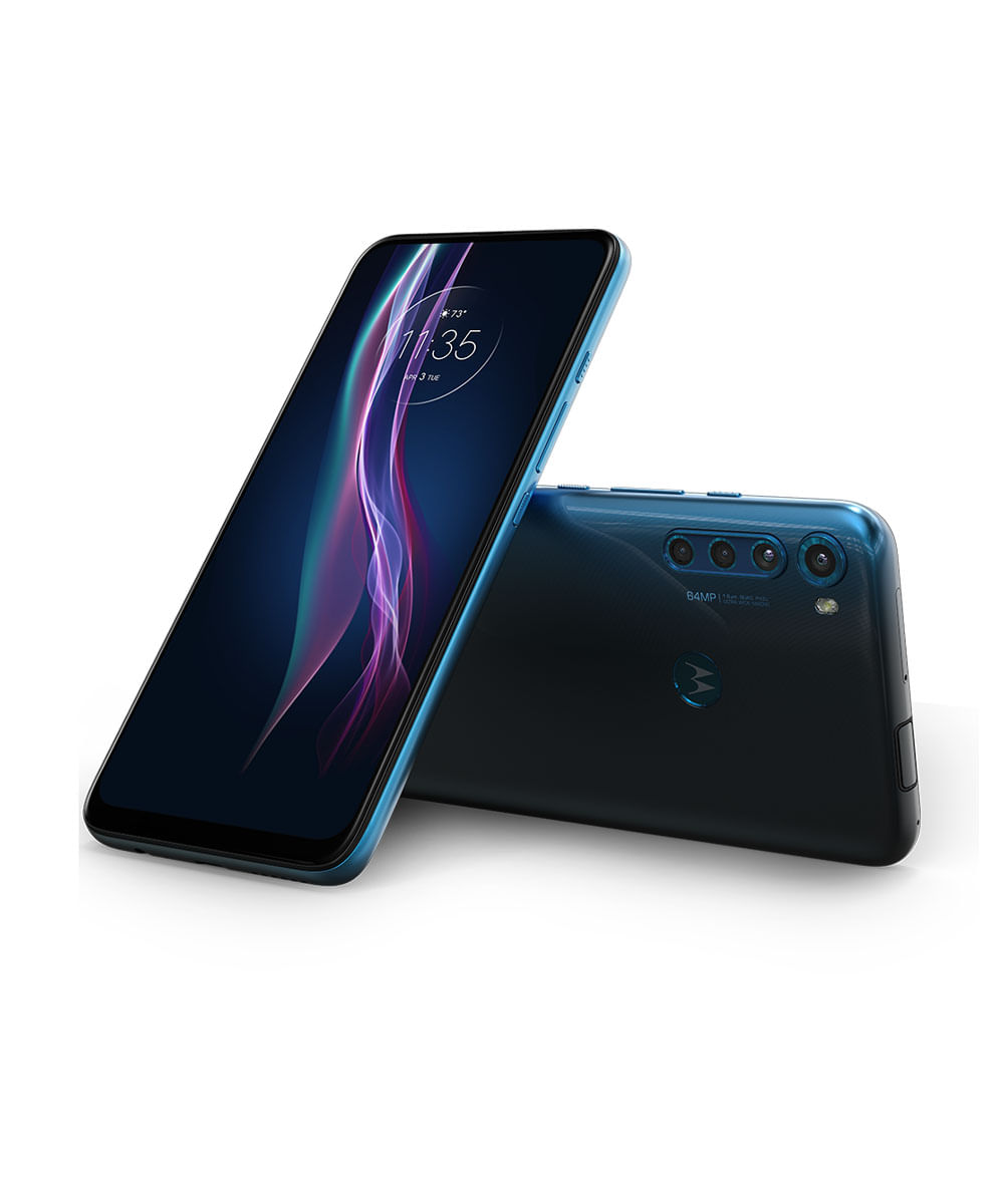 Smartphone Motorola XT2067-2 Moto One Fusion Plus 128GB Azul Indigo
