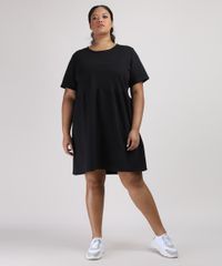 Vestido-de-Moletom-Feminino-Plus-Size-Mindset-Curto-Manga-Curta-Preto-9953571-Preto_3