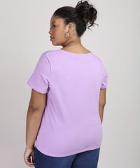 Blusa-Feminina-Plus-Size-Manga-Curta-Decote-V-Lilas-9952769-Lilas_2