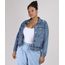 Jaqueta-Jeans-Feminina-Plus-Size-com-Bolso-e-Recorte-Azul-Escuro-9953191-Azul_Escuro_1