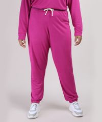 Calca-de-Moletom-Feminina-Plus-Size-Mindset-Jogger-Cintura-Alta-Roxa-9953572-Roxo_1