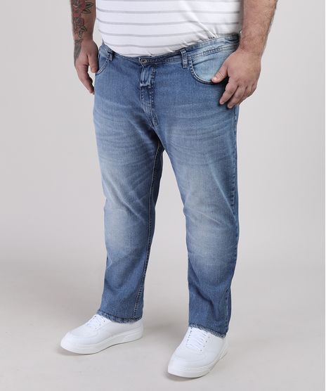 Calca-Jeans-Masculina-Plus-Size-Slim--Azul-Medio-9951379-Azul_Medio_1