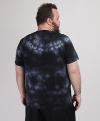 Camiseta-Masculina-Plus-Size-Tie-Dye-Manga-Curta-Gola-Careca-Preta-9953461-Preto_2