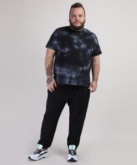 Camiseta-Masculina-Plus-Size-Tie-Dye-Manga-Curta-Gola-Careca-Preta-9953461-Preto_3