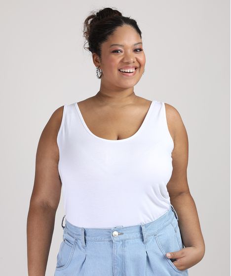 regata basica plus size