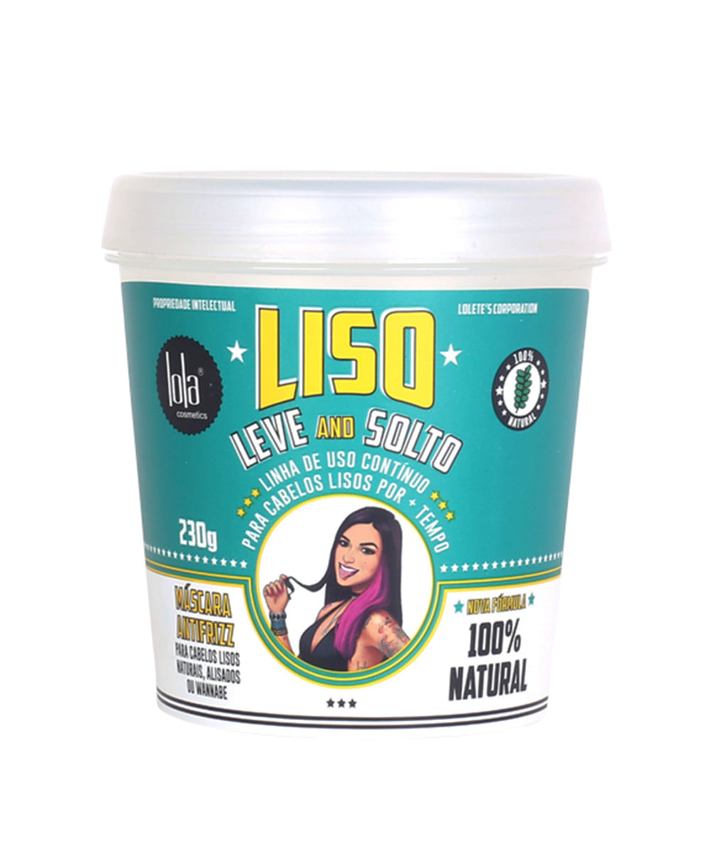 Máscara Antifrizz Liso Leve e Solto 230g único Único