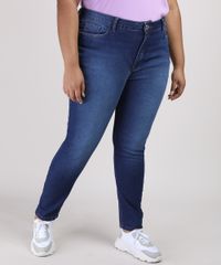 Calca-Jeans-Feminina-Plus-Size-Super-Skinny-Cintura-Alta-Azul-Escuro-9952774-Azul_Escuro_1