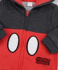 Conjunto-Infantil-Mickey-Mouse-Blusao-Estampado-com-Capuz---Calca-Cinza-Mescla-9842873-Cinza_Mescla_4