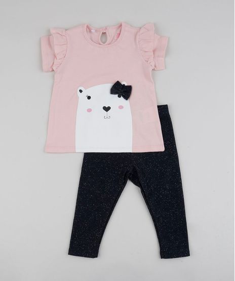Conjunto-Infantil-de-Blusa-Ursinha-com-Babado-na-Manga-Rose---Calca-Jegging-Azul-Escuro-9948950-Azul_Escuro_1