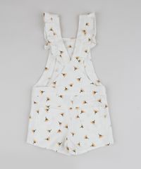 Jardineira-Short-Saia-de-Sarja-Infantil-Estampada-Floral--Off-White-9944464-Off_White_2