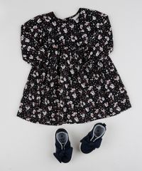 Vestido-Infantil-Estampado-Floral-Manga-Longa-Preto-9946742-Preto_3