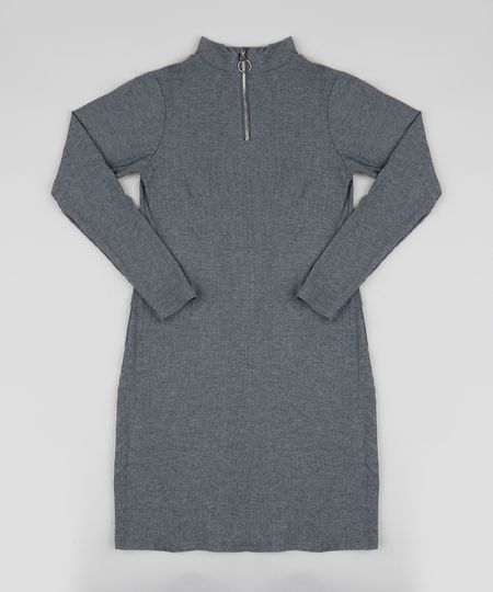 Vestido-Juvenil-Canelado-Manga-Longa-Cinza-Mescla-9944277-Cinza_Mescla_1 Vestido-Juvenil-Canelado-Manga-Longa-Cinza-Mescla-9944277-Cinza_Mescla_1